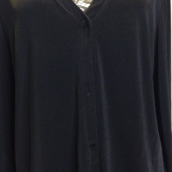 GUC Lord & Taylor Black Cardigan, 1X - Picture 3 of 7